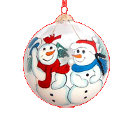 Op deze kerstbal kun je ook klikken