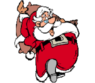 Deze Klik Kerstman wenst u fijne dagen